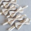 Bow ties made from Blak Bridesmaids fabric
