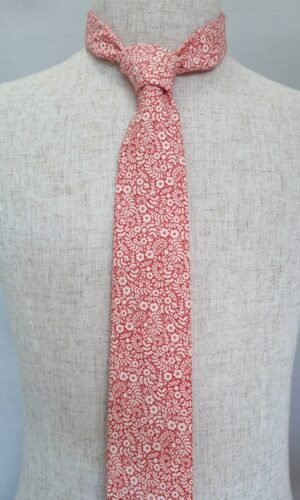 Scarlet Liberty Floral Tie