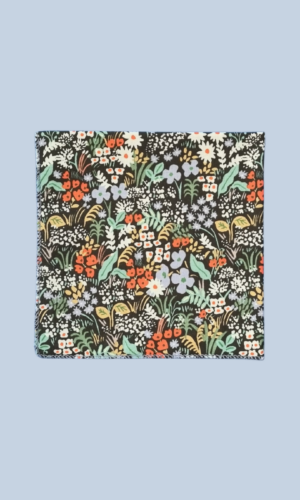 Hunter Green Floral Pocket Square Rifle Paper Co