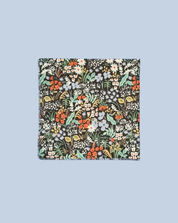 Hunter Green Floral Pocket Square Rifle Paper Co